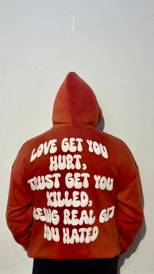 STATIC HOODIE (RED)
