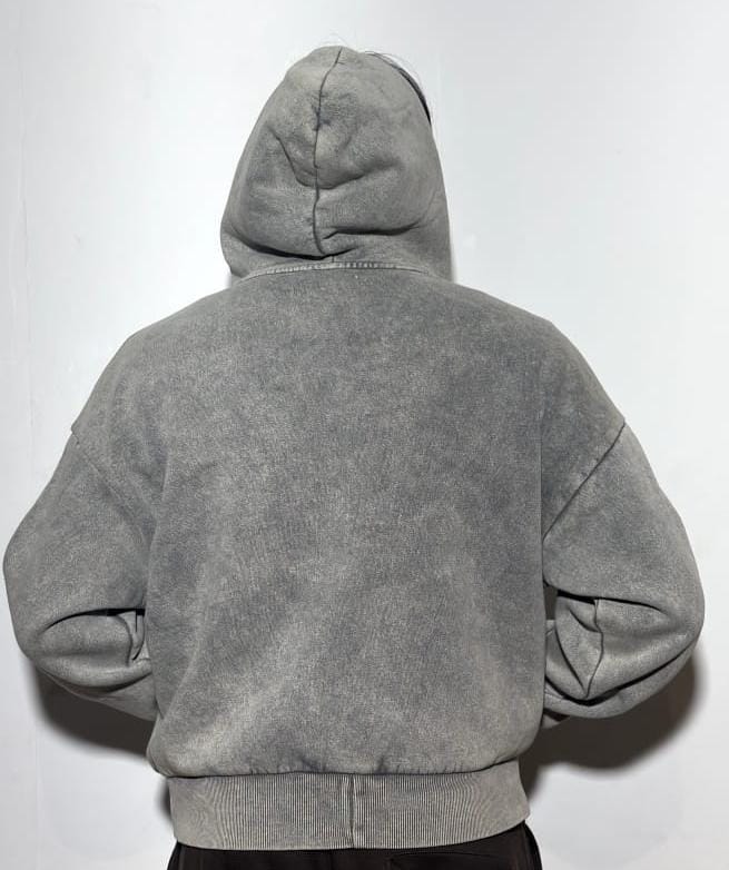 HOT WHEELS OVERSIZED CROPPED ZIPPER