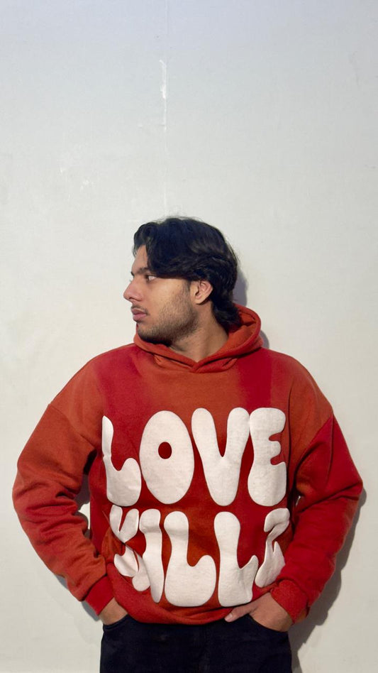 STATIC  HOODIE (RED)